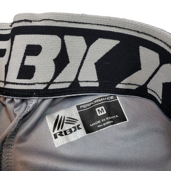 RBX Performance Shorts Mens Medium Gray with Pockets Summer Athletic Athleisure - Picture 7 of 10
